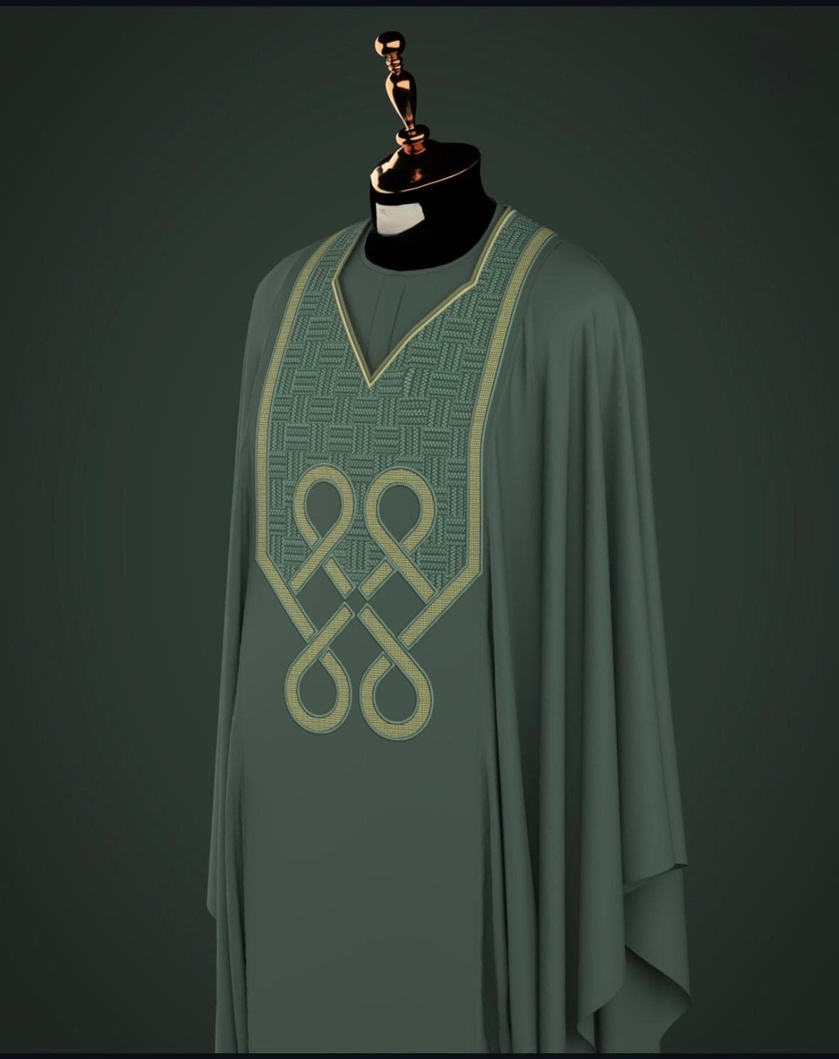 Green Royal Agbada